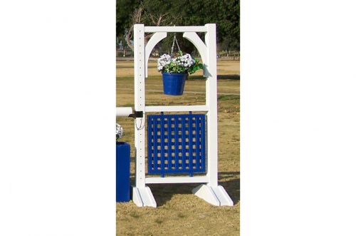 lattice with flower basket 6ft Jump Standards