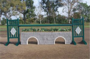 two tone oxer complete jump asa45