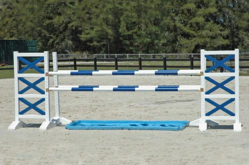 oxer jump with water hazard asa52