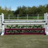 Birch With Brush Box Oxer Jump