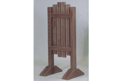 burlingham sports 5ft solid color jump standards brown picket wing