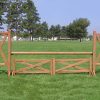 cedar split rail standards complete jump