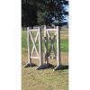 cedar split rail standards weathered cedar