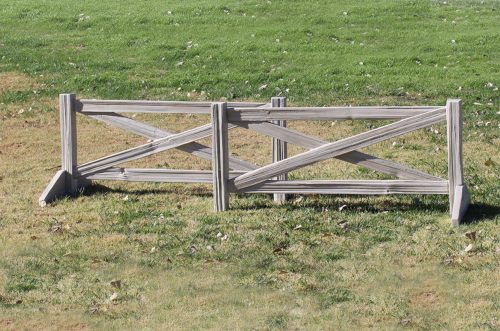 cedar split rail fence weathered cedar