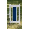 slant picket jump set blue standard