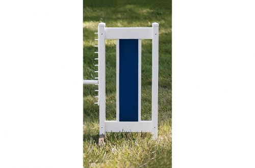 slant picket jump set blue standard