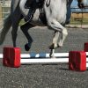 quick cavaletti training obstacle and horse