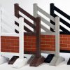 Red Brick Jump Standards with White Brown Grey and Black colors