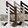 Stone Wall Jump Standards White Brown Grey and Black Colors