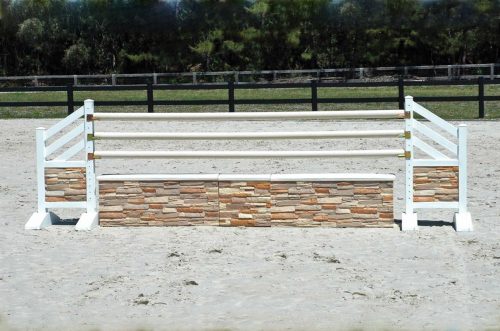 travertine rock jump standards vertical travertine complete jump asa29