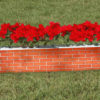 kid jump mini red brick wall graphic