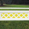 mini colored lattice gate yellow