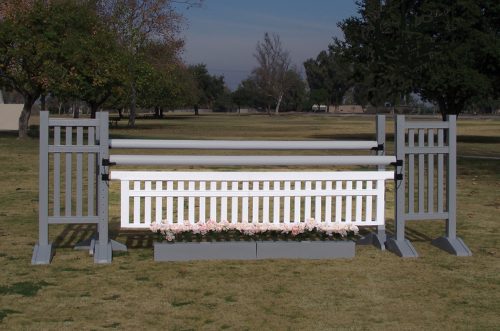 Solid Color Closed Picket Gate