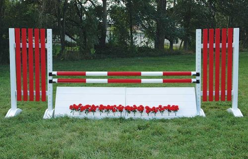 Picket Board 6ft Two Tone Jump Standards