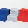 2 step mounting block blue, grey, and red