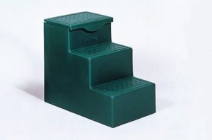 3 step mounting block in green