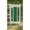 slant picket jump set green standard