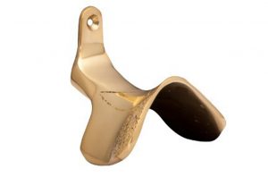 brass saddle shaped bridle hook