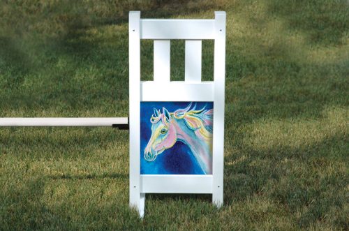 solid picket top jump set dream pony graphic panel