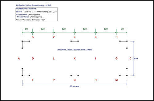 wellington dressage arena trainer 10 rails