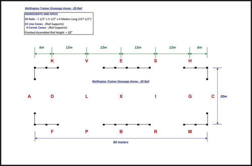 wellington dressage arena trainer 20 rails