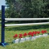 training flower boxes with schooling standards and jump poles