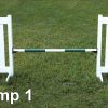 kids basic schooling jump course double picket jump