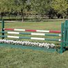 half striped half solid perfect poles oxer complete jump asa16