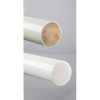 solid white perfect poles wood core