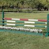 burlingham sports 6 jumps package complete jump with 3 striped poles