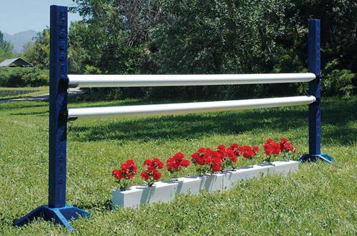 burlingham sports schooling package schooling jump with flowers