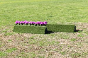 arena supplies turf triangle flower box set