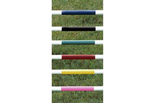 id soft jump poles in black, yellow, blue, green, red, and pink