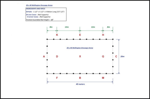 Wellington Dressage Arena 20 x 40