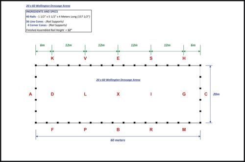 Wellington Dressage Arena 20 x 60