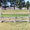 Weathered Split Rail Complete Jump