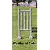 5ft nature's jump standard weathered cedar