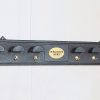 Bridle Rack with Brass Hooks