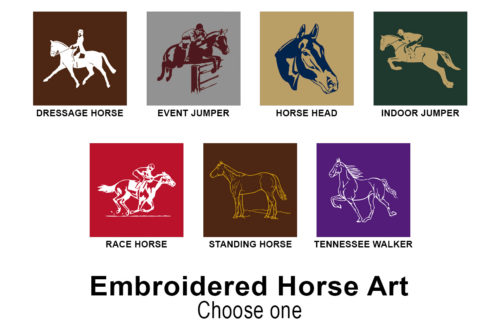 embroidery horse art