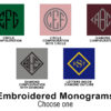 embroidery monogram