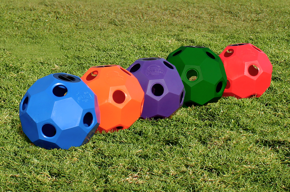 hay-ball-feeder-blue-orange-purple-green-red hay ball feeder