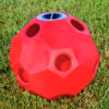hay ball feeder in red
