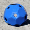 hay ball feeder 2 inch holes blue