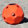 hay ball feeder 2 inch holes orange