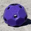 hay ball feeder 2 inch holes purple