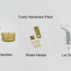 brass trunk hardware package