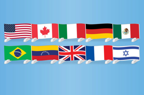 graphic flag hurdles 10 countries