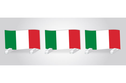 graphic flag hurdle italy