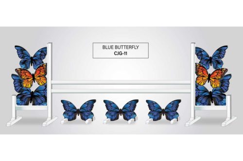 blue butterfly complete graphic jump