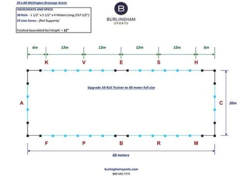 wellington arena upgrade 10 rail trainer to 60 full size layout